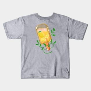 Fresh Lemon Ice Pop Kids T-Shirt